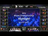 [게임코치] 2015 롤드컵 8강 하이라이트 KT vs KOO #2 (LoL World Championship 2015 Highlight, Quarterfinals)