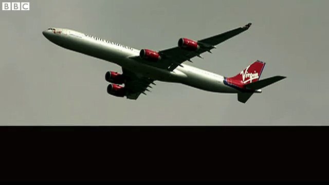 Recording from Virgin Atlantic laser strike plane emerges BBC News
