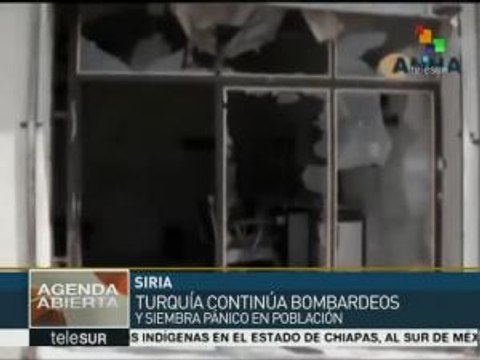 Por segundo día, Turquía bombardea a kurdos en el norte de Siria
