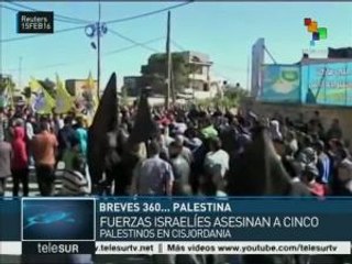 Palestina: asisten miles a funeral de joven asesinado por israelíes