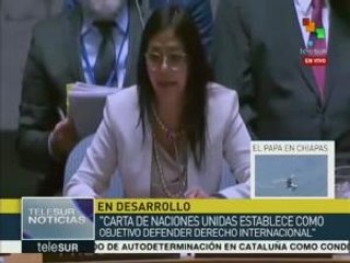 Rodríguez: autodeterminación de los pueblos, fundamento para la paz
