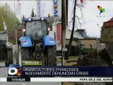 Denuncias agricultores franceses que hay crisis en el sector