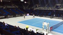 Tennis - Open 13 : Benoît Paire à l'entraînement