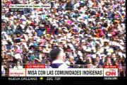 Papa Francisco oficia misa multitudinaria en Chiapas, México