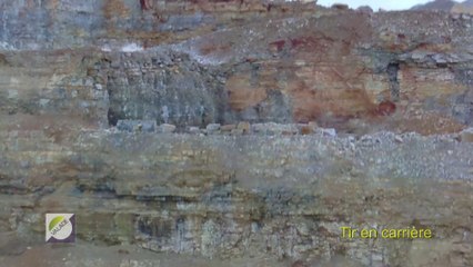 Minage en carrière - tirs à l'explosif - déroctage