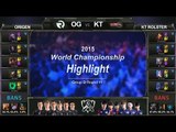 [게임코치] 2015 롤드컵 하이라이트 Group D #11 OG vs KT (LoL World Championship 2015 Highlight)