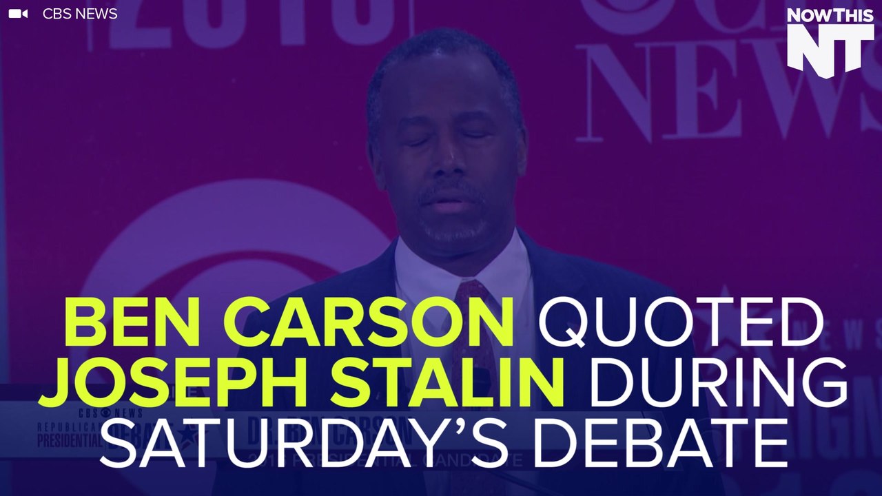 Ben Carson Fails History Class Again