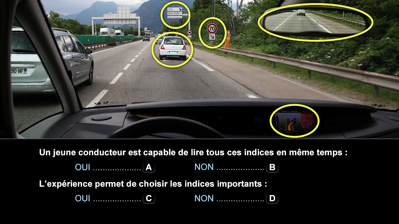Question 8 - Capacité de perception et d'évaluation