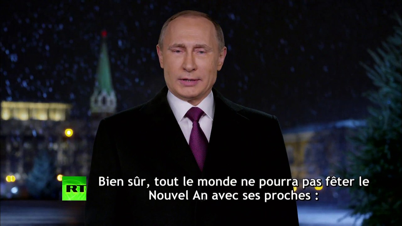 Le vœux de Vladimir Poutine pour 2016