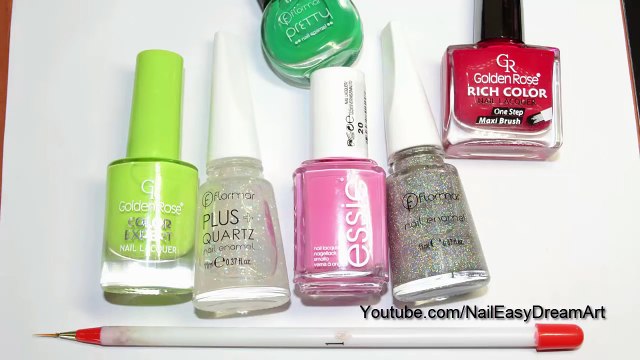 Easy Daisy Floral Nails Простой Дизайн Ногтей С Цветами