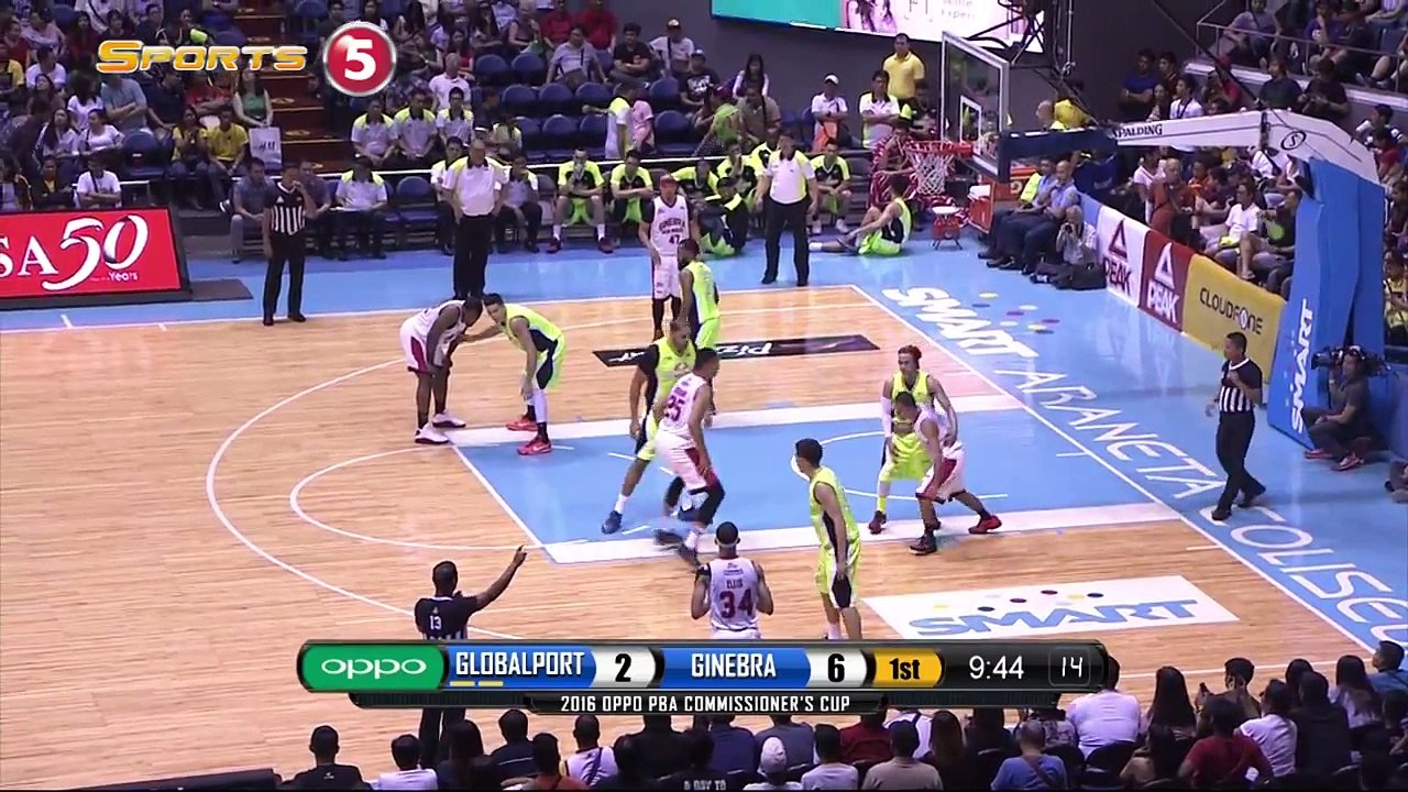 Global Port vs Ginebra[1st Quarter]Commissioner's Cup February 14,2016
