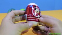 Kinder Surprise Eggs Mickey Mouse Egg Surprise Ninja Turtles Spiderman Cosby Ball