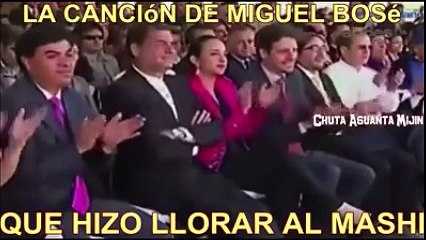 Increíble como el Presidente de Ecuador Llora con las canciones de Miguel Bosé