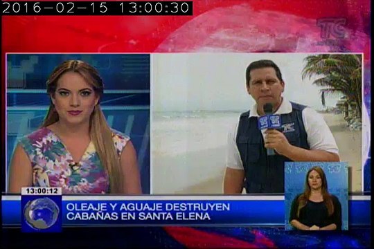 Oleaje y aguaje destruyen cabañas en Santa Elena