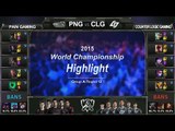 [게임코치] 2015 롤드컵 하이라이트 Group A #12 PNG vs CLG (LoL World Championship 2015 Highlight)