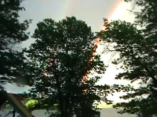 Double Rainbow in Brainerd, Minnesota - With Loud Frogs