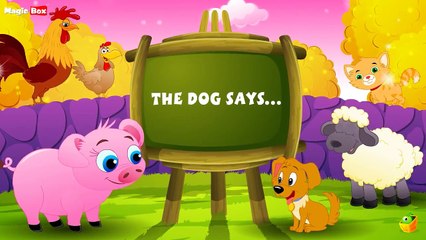 Karaoke: The Dog Says Songs With Lyrics Cartoon/Animated Rhymes For Kids