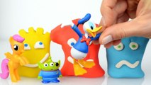 Emotions Play doh Surprise eggs Minions Donald Duck Disney Toys Peppa pig mlp