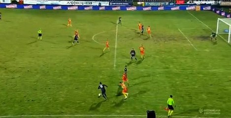 Fraczczak A. Goal - Pogon Szczecin 2 - 2	Korona Kielce - 15.02.2016