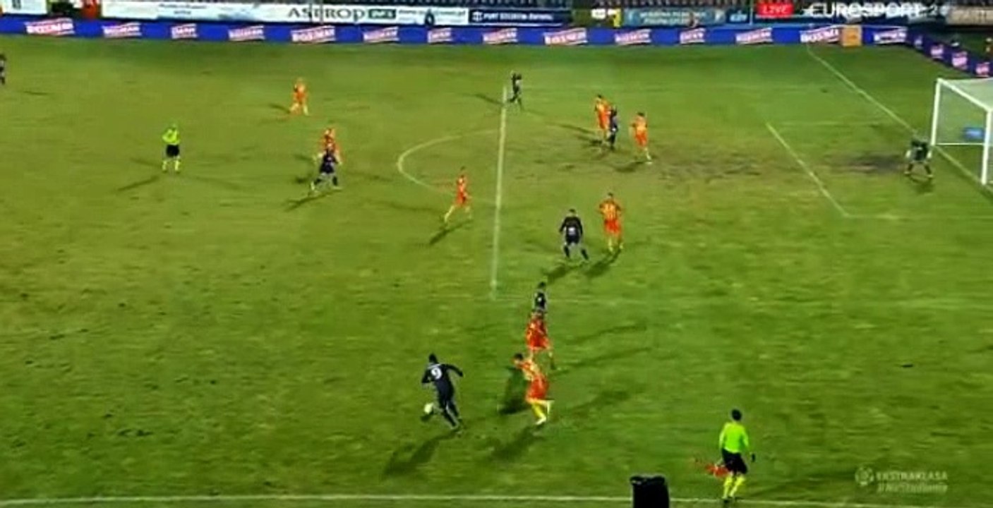 Fraczczak A. Goal - Pogon Szczecin 2 - 2	Korona Kielce - 15.02.2016