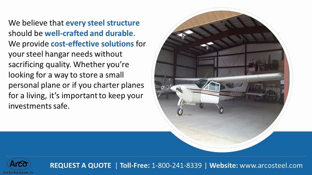 Arco Steel Airplane Hangars