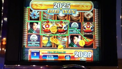 Download Video: CHINA MOON Penny Video Slot Machine with BONUS and BIG WINS Las Vegas casino