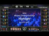 [게임코치] 2015 롤드컵 8강 하이라이트 FW vs OG #2 (LoL World Championship 2015 Highlight, Quarterfinals)
