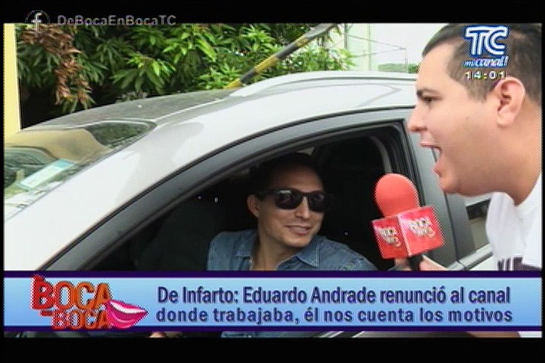 Eduardo Andrade renunció al canal donde trabaja...