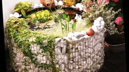 Стройте габионы на даче! Оригинальные клумбы - габионы