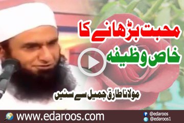 Muhabbat Barhanay Ka Khas Wazeefa By Maulana Tariq Jameel