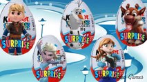 Frozen Kinder Surprise Eggs for Children Frozen Finger family Nursery Rhymes Song