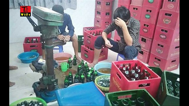 Tin Tức Việt | Làm giả hàng ngàn chai bia Sài Gòn special lager