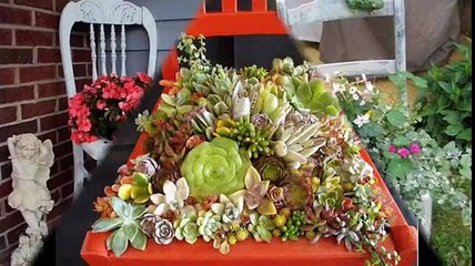 Креативные клумбы Как использовать старые стулья