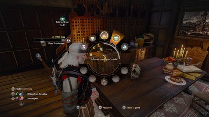 The Witcher 3 shoveling cat