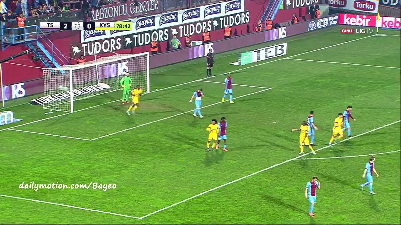 Zeki Yavru Goal HD - Trabzonspor 2-1 Kayserispor - 15-02-2016