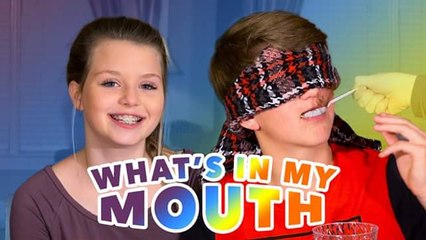 "What's In My Mouth Challenge!" (MattyB vs Carissa)