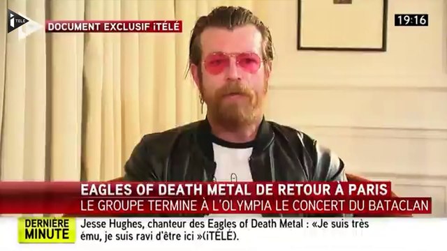Jesse Hughes: Je pense que le Bataclan a été ciblé car des personnes juives y travaillent