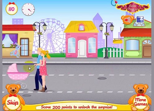 Jeu Barbie Bébé Parfait jeux video pour les filles 2014.