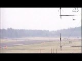 Saab JAS-39 Gripen crashing in landing