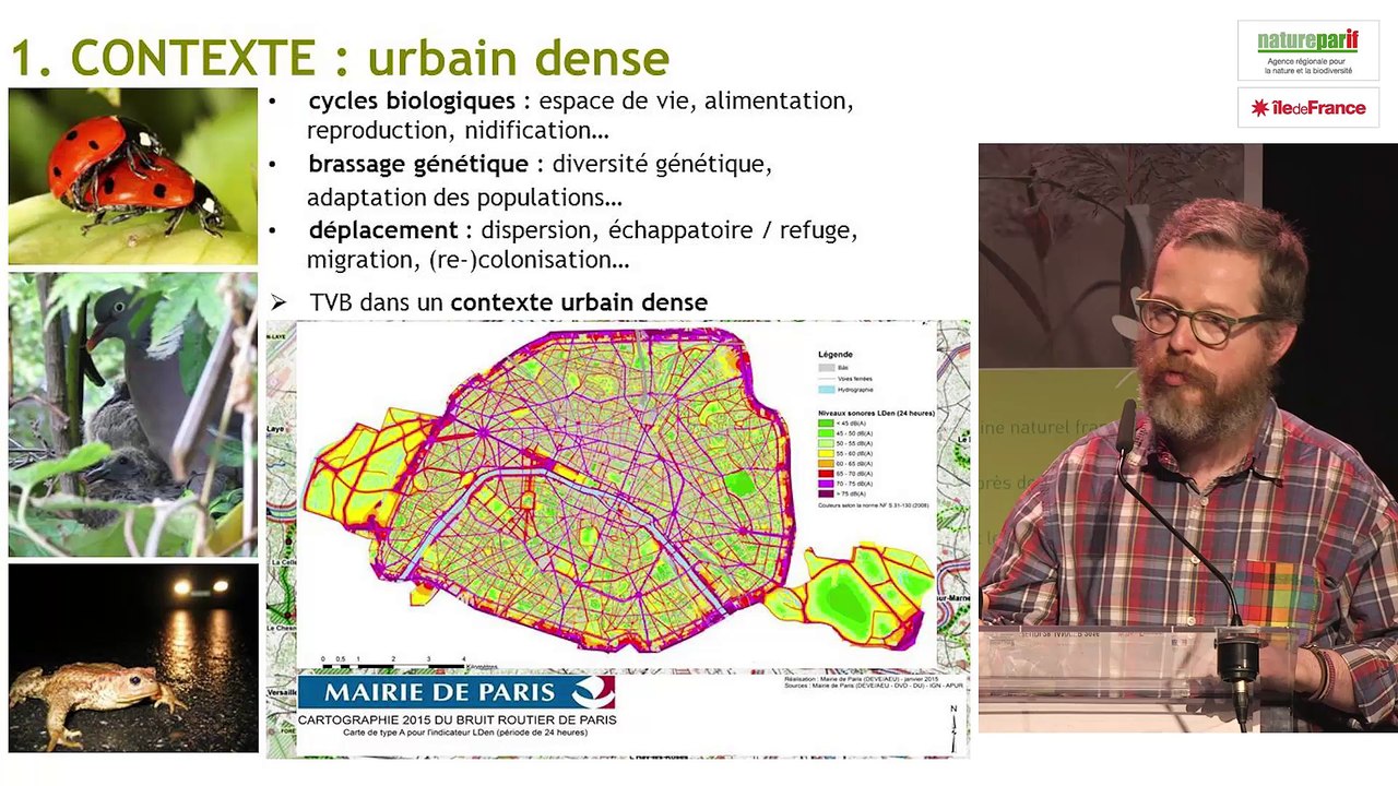 Diagnostic de la trame verte et bleue à Paris. Paul-Robert Takacs, AEU, ville de Paris.