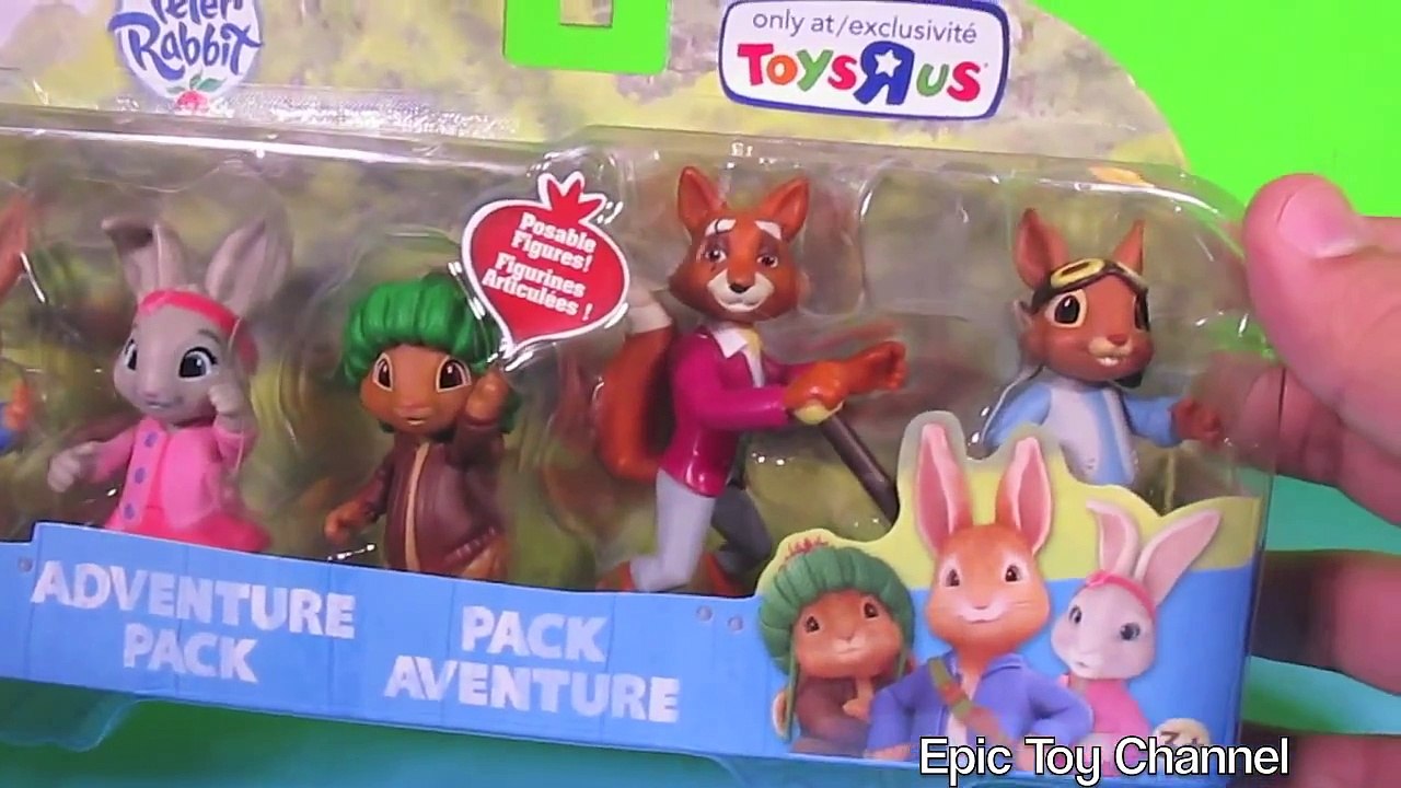 PETER RABBIT Parody Toy Video with PEPPA PIG and Mummy Pig by EpicToyChannel