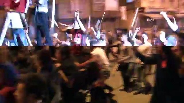 PKK yandaşlarına tepki gösteren vatandaşlar silah ve kılıçla sokağa indi