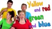 Sing Along - Colours Song for kids, with lyrics (UK spelling)