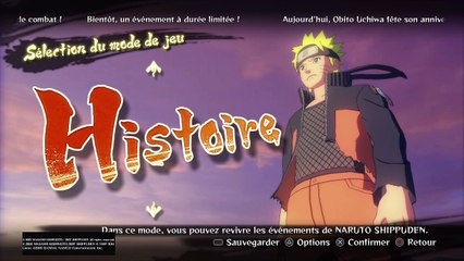 Naruto Ultimate Ninja Storm 4: Mode Histoire