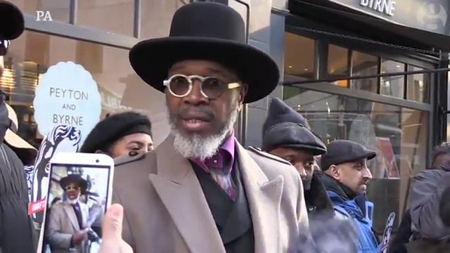 #BaftaBlackout protest takes place outside Baftas ceremony