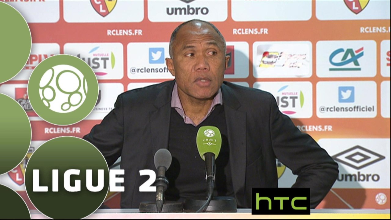 Conférence de presse RC Lens - Valenciennes FC (0-1) : Antoine  KOMBOUARE (RCL) - Faruk HADZIBEGIC (VAFC) - 2015/2016