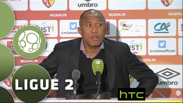 Conférence de presse RC Lens - Valenciennes FC (0-1) : Antoine KOMBOUARE (RCL) - Faruk HADZIBEGIC (VAFC) - 2015/2016