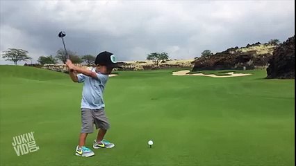 Little Boy is a Future Pro Golfer