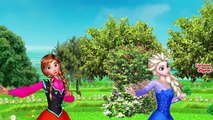 Frozen Songs For Babies Elsa Anna Cartoons For Children Nursery Rhymes | Frozen Finger Family Rhymes