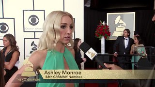 Ashley Monroe - Red Carpet - 58th GRAMMYs -